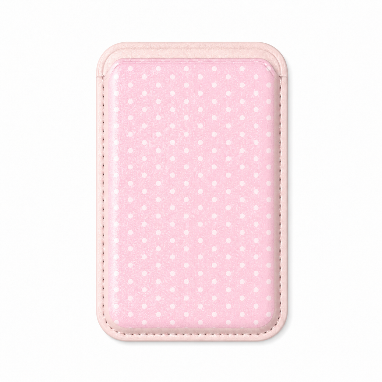 PINK POLKA MAGNETIC WALLET